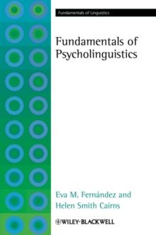 Fundamentals of Psycholinguistics