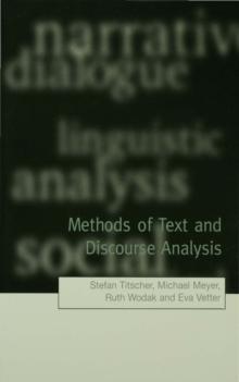 Methods of Text and Discourse Analysis : In Search of Meaning