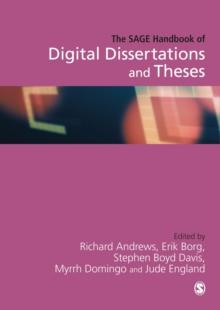 The SAGE Handbook of Digital Dissertations and Theses : SAGE Publications