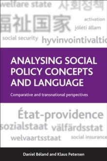 Analysing social policy concepts and language : Comparative and Transnational Perspectives