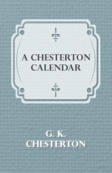 A Chesterton Calendar