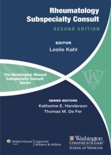 The Washington Manual of Rheumatology Subspecialty Consult