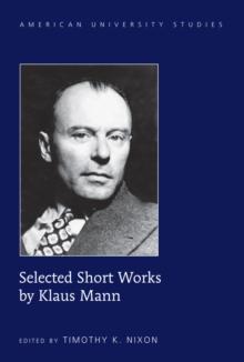 Selected Short Works by Klaus Mann