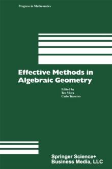 Effective Methods in Algebraic Geometry