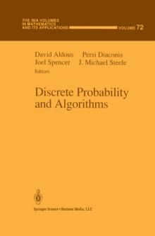 Discrete Probability and Algorithms