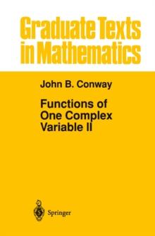 Functions of One Complex Variable II