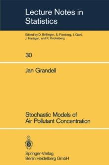 Stochastic Models of Air Pollutant Concentration