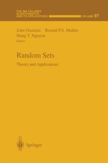 Random Sets : Theory and Applications