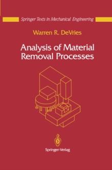 Analysis of Material Removal Processes