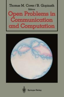 Open Problems in Communication and Computation