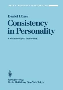 Consistency in Personality : A Methodological Framework