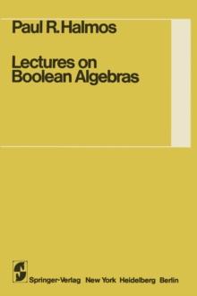 Lectures on Boolean Algebras