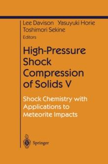 High-Pressure Shock Compression of Solids V : Shock Chemistry with Applications to Meteorite Impacts