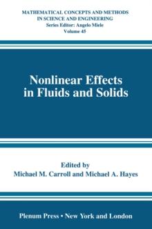 Nonlinear Effects in Fluids and Solids