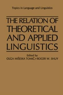 The Relation of Theoretical and Applied Linguistics