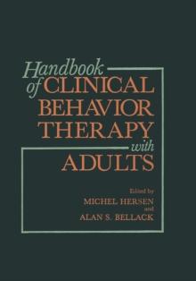 Handbook of Clinical Behavior Therapy with Adults