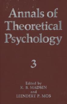 Annals of Theoretical Psychology : Volume 3