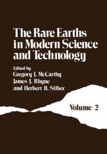 The Rare Earths in Modern Science and Technology : Volume 2