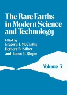 The Rare Earths in Modern Science and Technology : Volume 3