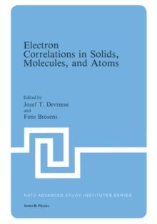 Electron Correlations in Solids, Molecules, and Atoms