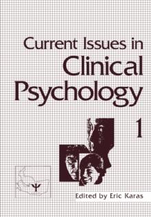 Current Issues in Clinical Psychology : Volume 1