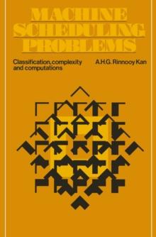 Machine Scheduling Problems : Classification, complexity and computations