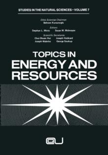 Topics in Energy and Resources