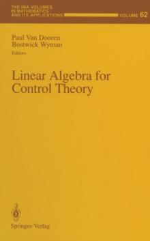 Linear Algebra for Control Theory