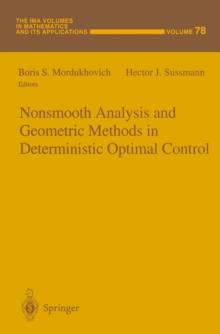 Nonsmooth Analysis and Geometric Methods in Deterministic Optimal Control