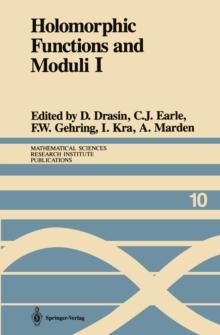 Holomorphic Functions and Moduli I : Proceedings of a Workshop held March 13-19, 1986