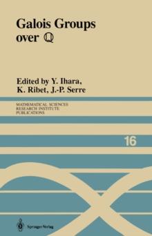 Galois Groups over ? : Proceedings of a Workshop Held March 23-27, 1987