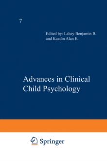 Advances in Clinical Child Psychology