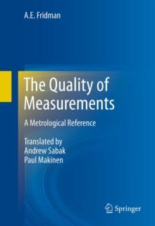 The Quality of Measurements : A Metrological Reference