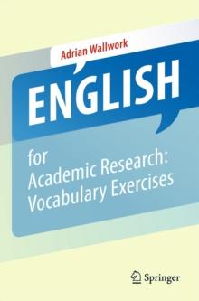 English for Academic Research: Vocabulary Exercises