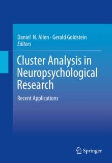 Cluster Analysis in Neuropsychological Research : Recent Applications