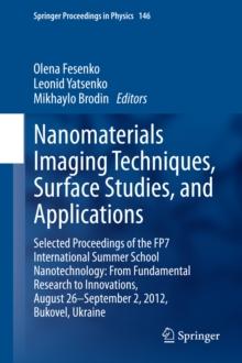 Nanomaterials Imaging Techniques, Surface Studies, and Applications : Selected Proceedings of the FP7 International Summer School Nanotechnology: From Fundamental Research to Innovations, August 26-Se