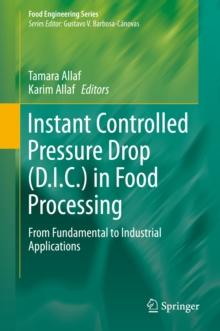 Instant Controlled Pressure Drop (D.I.C.) in Food Processing : From Fundamental to Industrial Applications