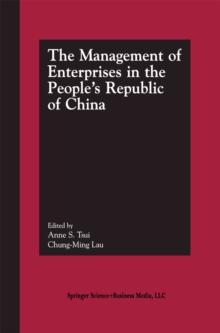 The Management of Enterprises in the People's Republic of China