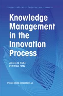 Knowledge Management in the Innovation Process