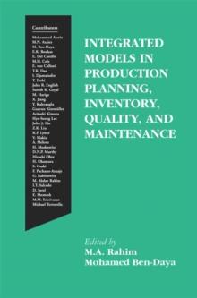 Integrated Models in Production Planning, Inventory, Quality, and Maintenance