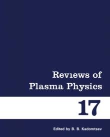 Reviews of Plasma Physics