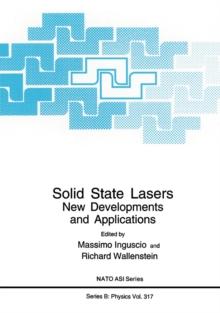 Solid State Lasers : New Developments and Applications