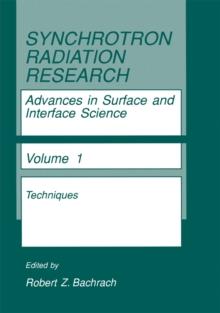 Synchrotron Radiation Research : Advances in Surface and Interface Science Techniques