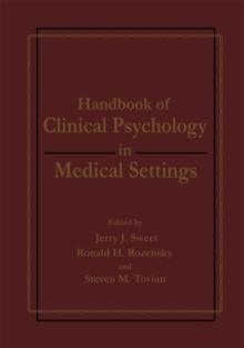 Handbook of Clinical Psychology in Medical Settings