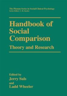 Handbook of Social Comparison : Theory and Research