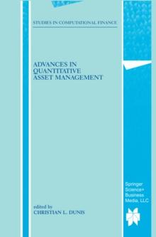 Advances in Quantitative Asset Management