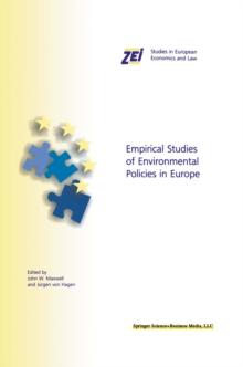 Empirical Studies of Environmental Policies in Europe