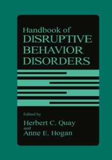 Handbook of Disruptive Behavior Disorders