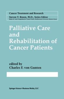 Palliative Care and Rehabilitation of Cancer Patients