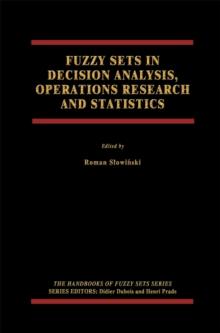 Fuzzy Sets in Decision Analysis, Operations Research and Statistics